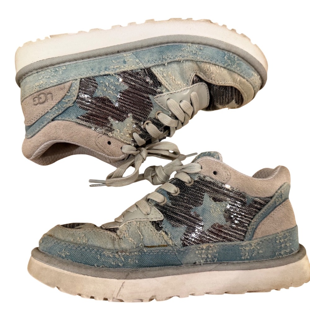 UGG Denim Sequin Star Platforms
